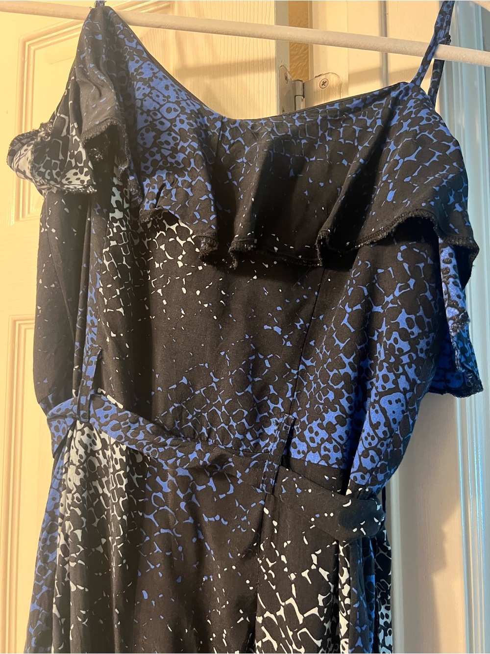 Blue and Black jumpsuit